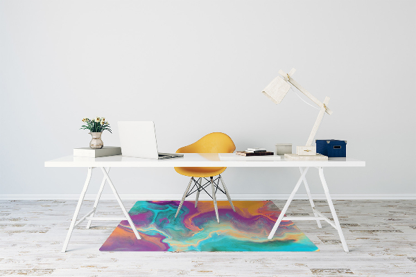 Tapis pour chaise de bureau Modèles colorés