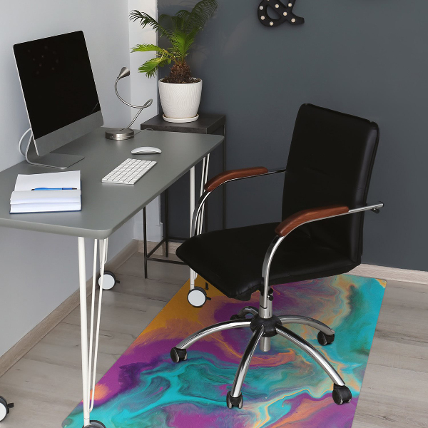 Tapis pour chaise de bureau Modèles colorés