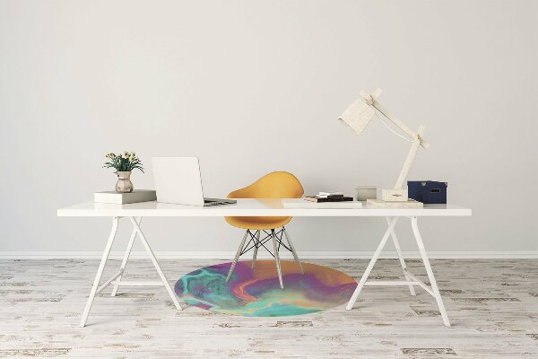 Tapis pour chaise de bureau Modèles colorés