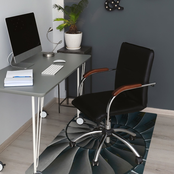 Tapis de chaise de bureau Escaliers
