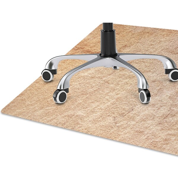 Tapis pour chaise de bureau Grès