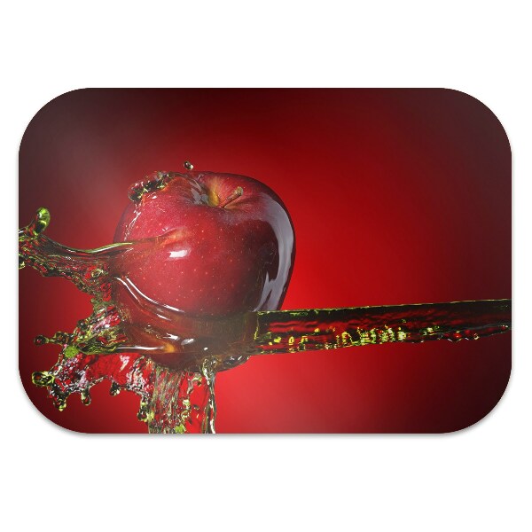 Tapis de chaise de bureau Pomme rouge