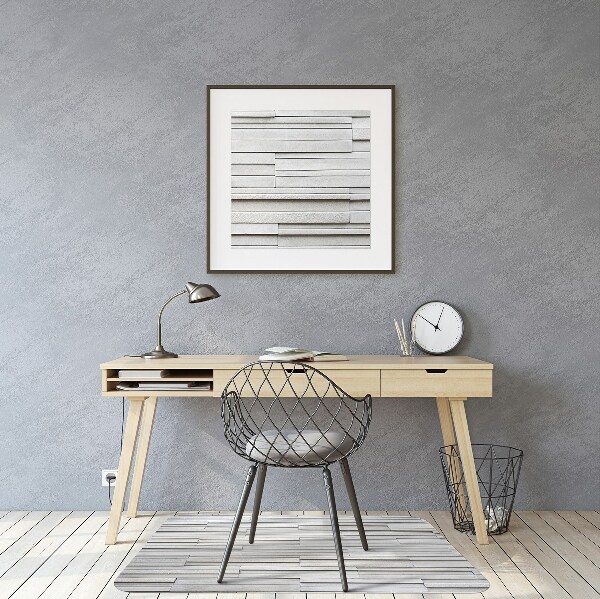 Tapis bureau Planches blanches