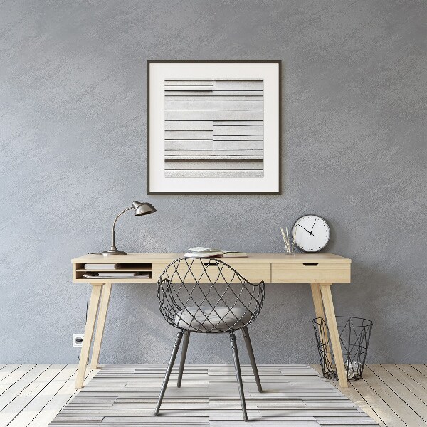 Tapis bureau Planches blanches