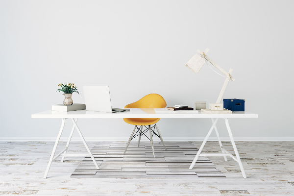 Tapis bureau Planches blanches