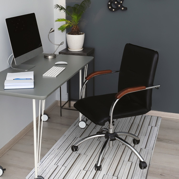 Tapis bureau Planches blanches