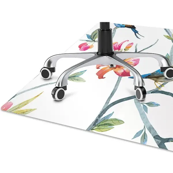 Tapis de chaise de bureau Fleurs