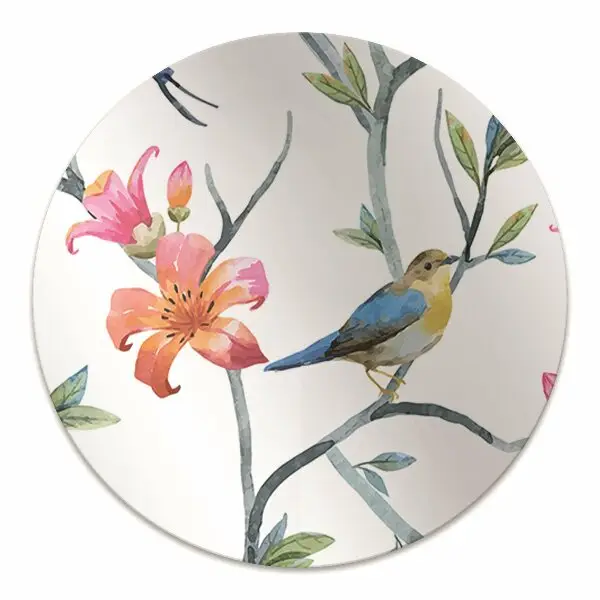 Tapis de chaise de bureau Fleurs