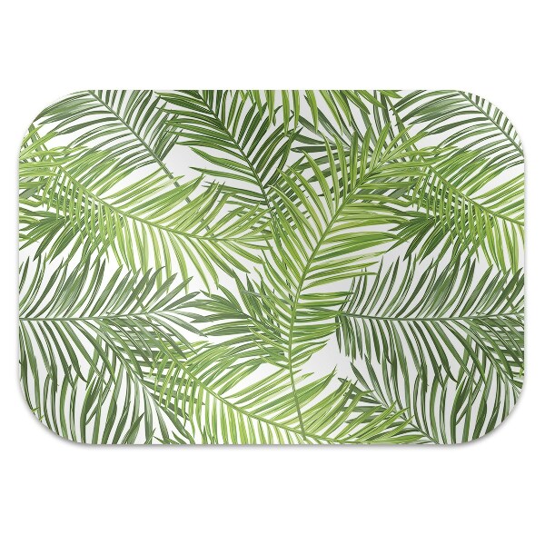 Tapis pour chaise de bureau Feuilles de palmier