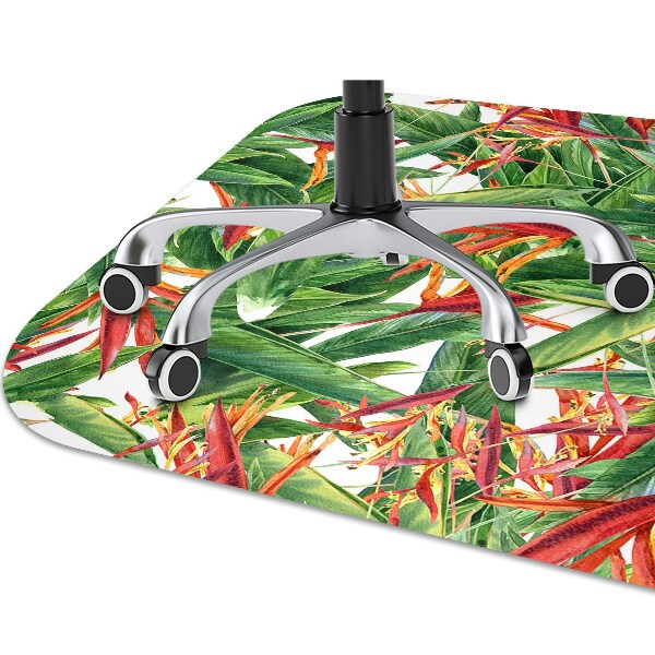 Tapis fauteuil bureau do biura Fleurs exotiques