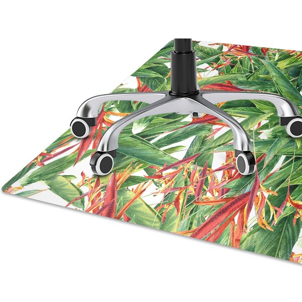 Tapis fauteuil bureau do biura Fleurs exotiques