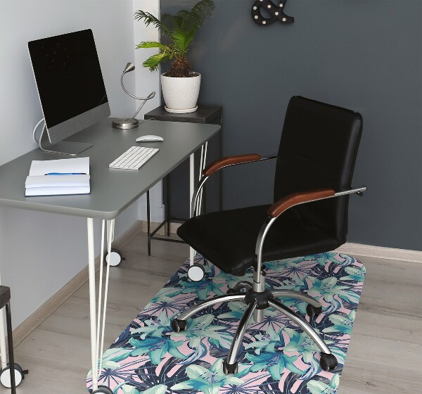 Tapis pour chaise de bureau Lys peints