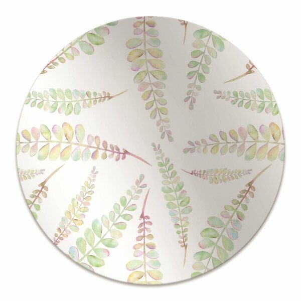 Tapis de chaise de bureau Feuilles d'aquarelle