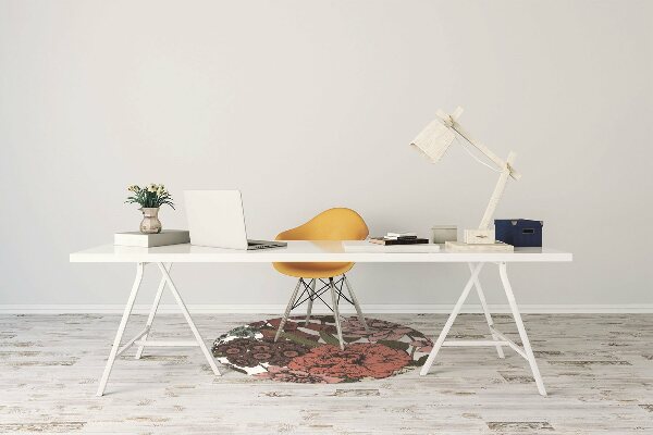 Tapis de chaise de bureau Fleurs d'automne