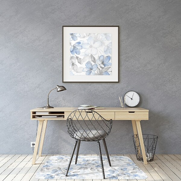 Tapis de chaise de bureau Fleurs