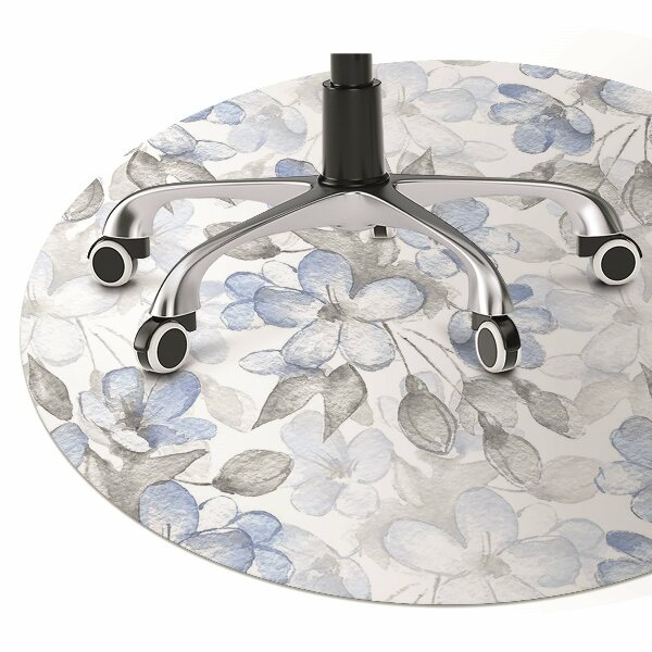 Tapis de chaise de bureau Fleurs