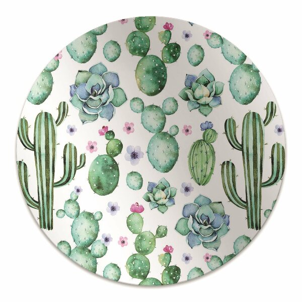 Tapis de chaise de bureau Cactus
