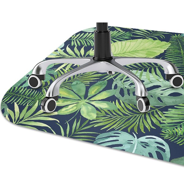 Tapis fauteuil bureau do biura Feuilles exotiques