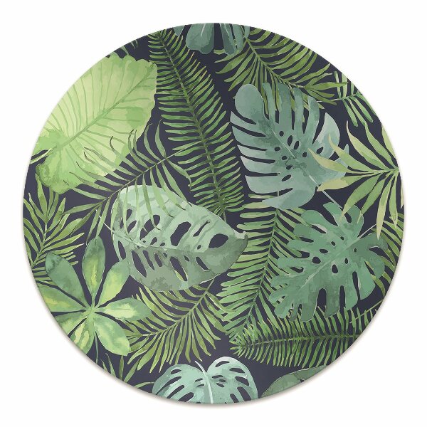 Tapis fauteuil bureau do biura Feuilles exotiques