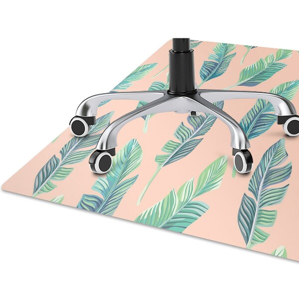 Tapis fauteuil bureau do biura Feuilles de pêche