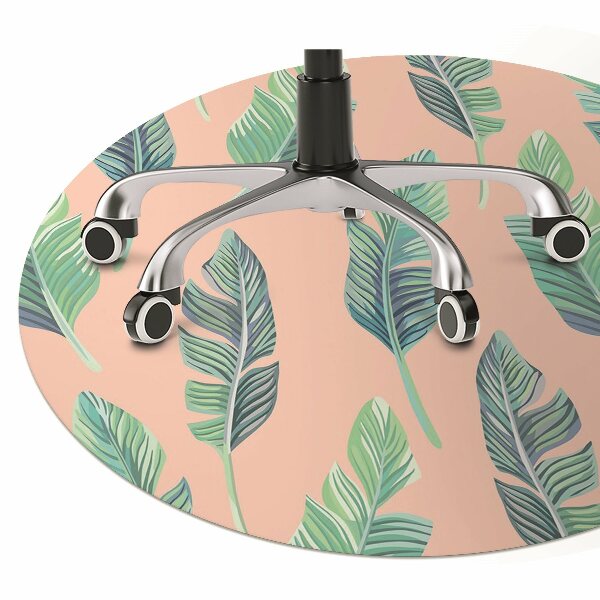 Tapis fauteuil bureau do biura Feuilles de pêche