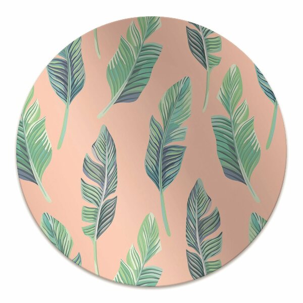 Tapis fauteuil bureau do biura Feuilles de pêche