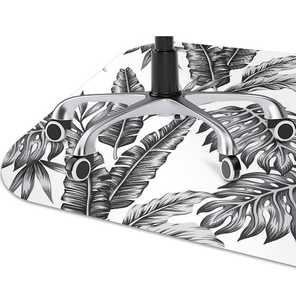 Tapis pour chaise de bureau Feuilles de palmier