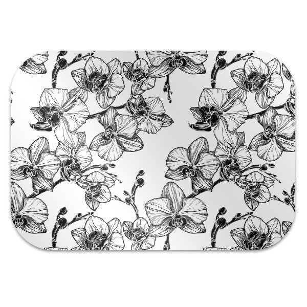 Tapis pour chaise de bureau Orchidées