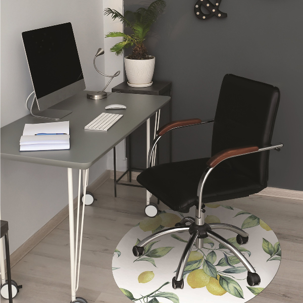 Tapis bureau Citrons jaunes