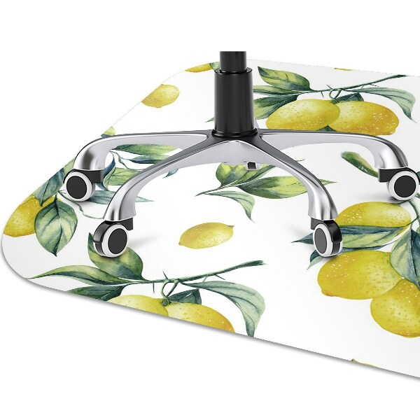 Tapis bureau Citrons jaunes