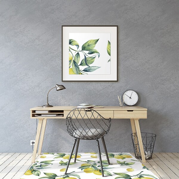 Tapis bureau Citrons jaunes