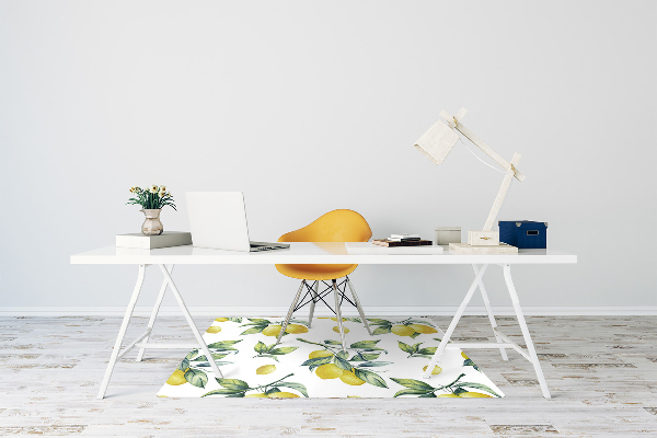 Tapis bureau Citrons jaunes