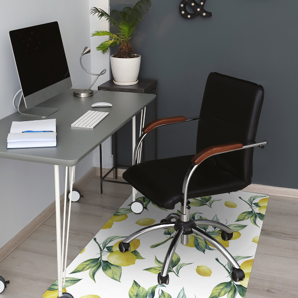 Tapis bureau Citrons jaunes
