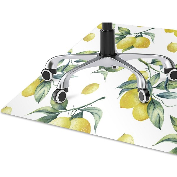 Tapis bureau Citrons jaunes