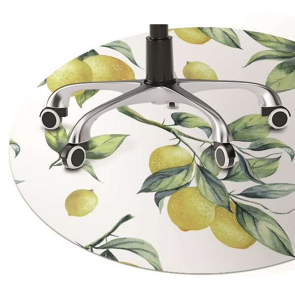 Tapis bureau Citrons jaunes