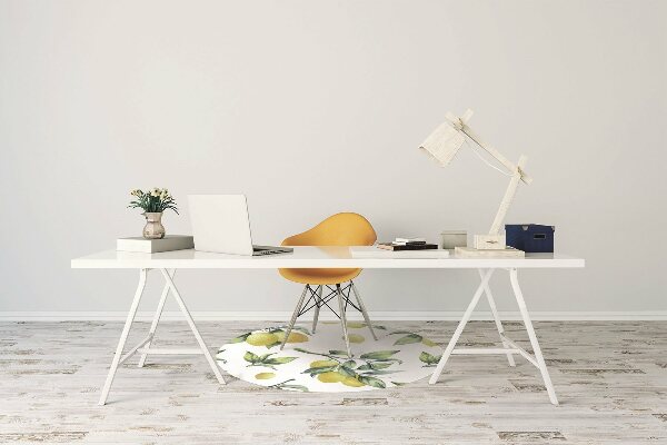 Tapis bureau Citrons jaunes