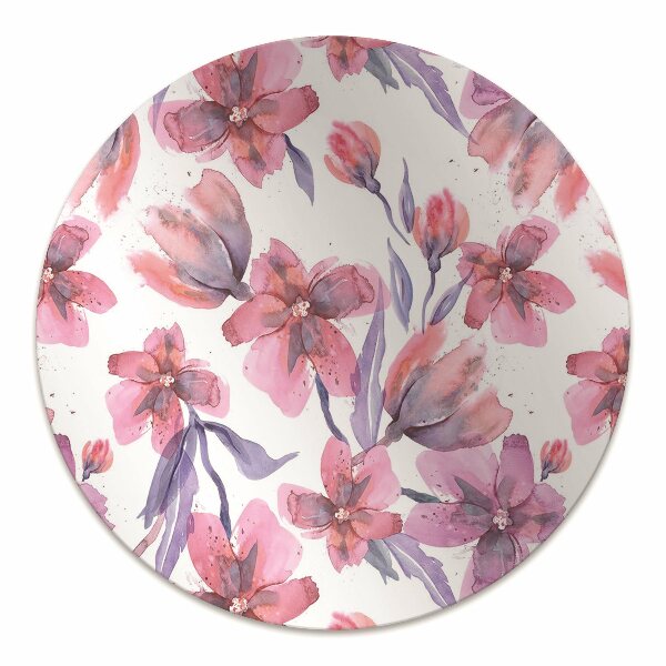 Tapis protège sol Fleurs pastel