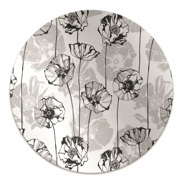 Tapis pour chaise de bureau Fleurs glamour