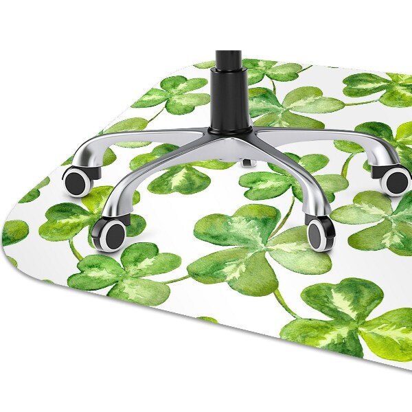 Tapis pour chaise de bureau Trèfle
