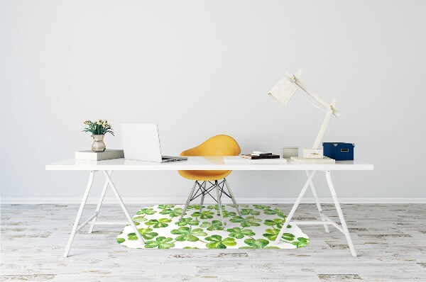 Tapis pour chaise de bureau Trèfle