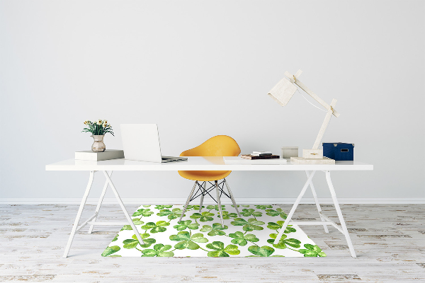 Tapis pour chaise de bureau Trèfle