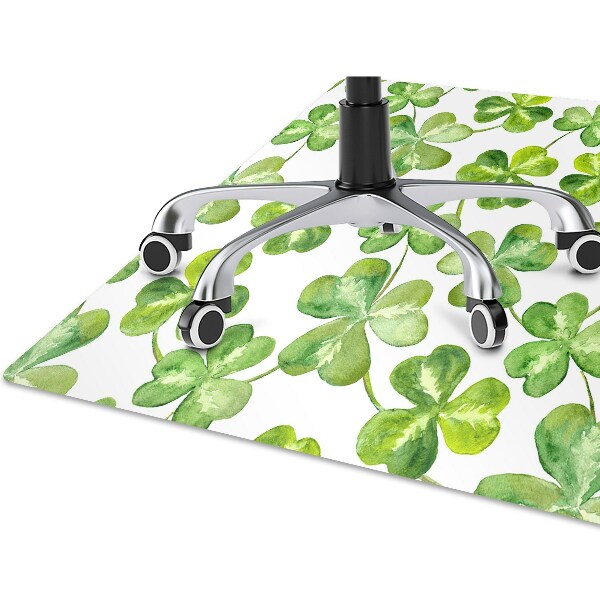 Tapis pour chaise de bureau Trèfle