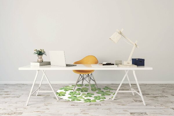 Tapis pour chaise de bureau Trèfle