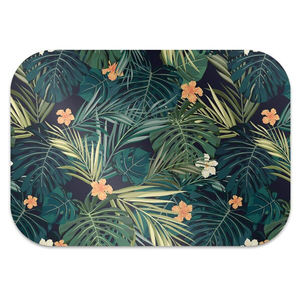 Tapis de chaise de bureau Fleurs et feuilles