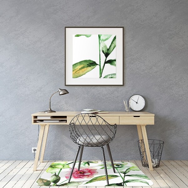 Tapis bureau Fleurs de printemps