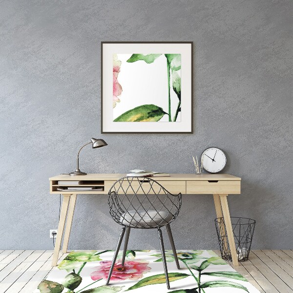 Tapis bureau Fleurs de printemps