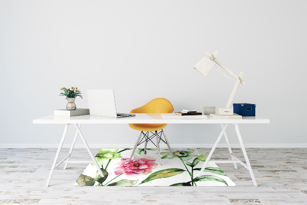 Tapis bureau Fleurs de printemps