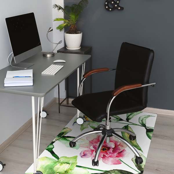 Tapis bureau Fleurs de printemps