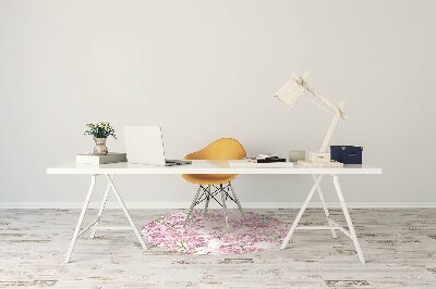 Tapis pour chaise de bureau Fleurs lilas