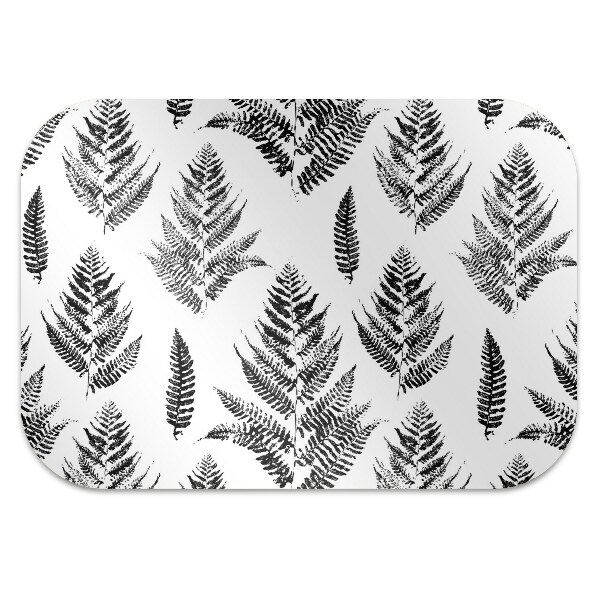 Tapis de chaise de bureau Empreintes de fougère